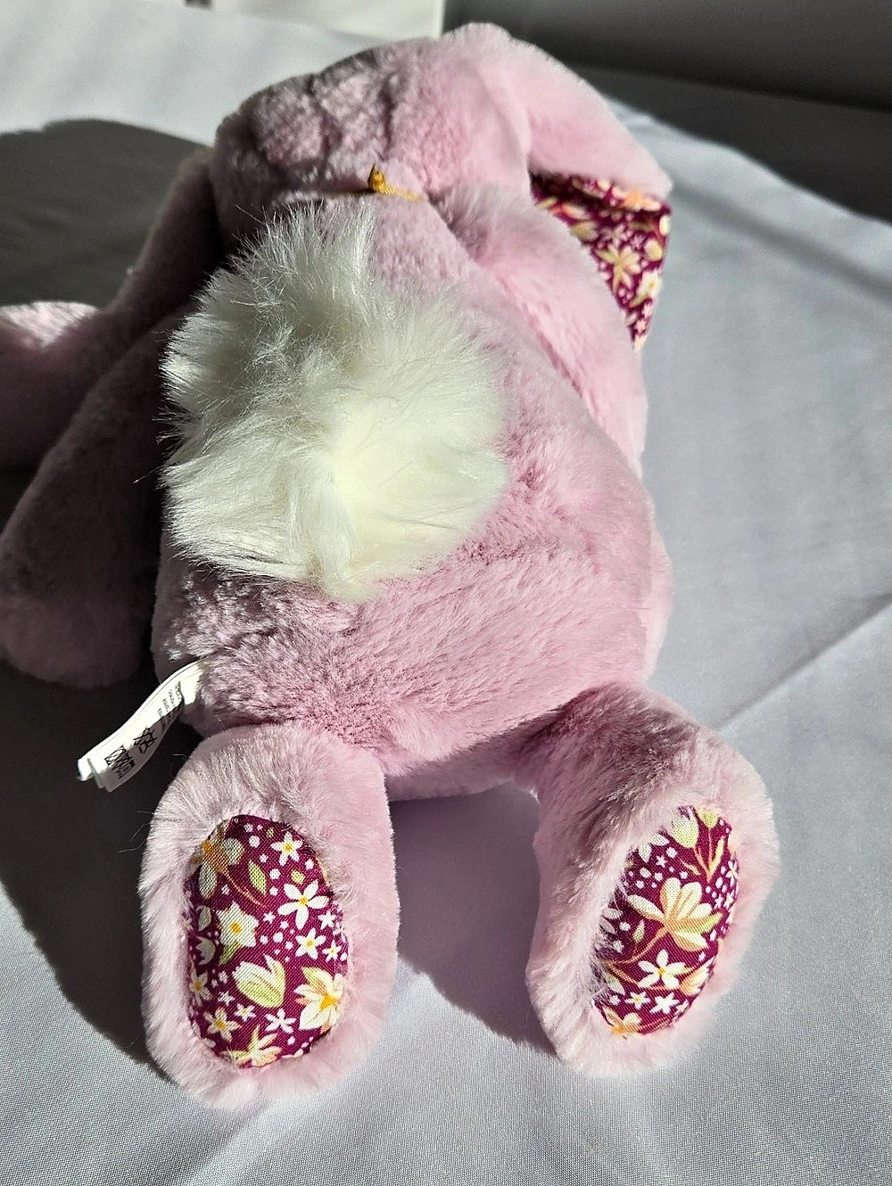 Jellycat Thistlepop Blossom Luxe Bunny Pink Purple Floral Bunny NWT - Picture 5 of 11